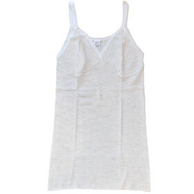 Women&#39;s tank top in wool blend, narrow shoulder strap, breast form Gicipi 105 tg 4-7 